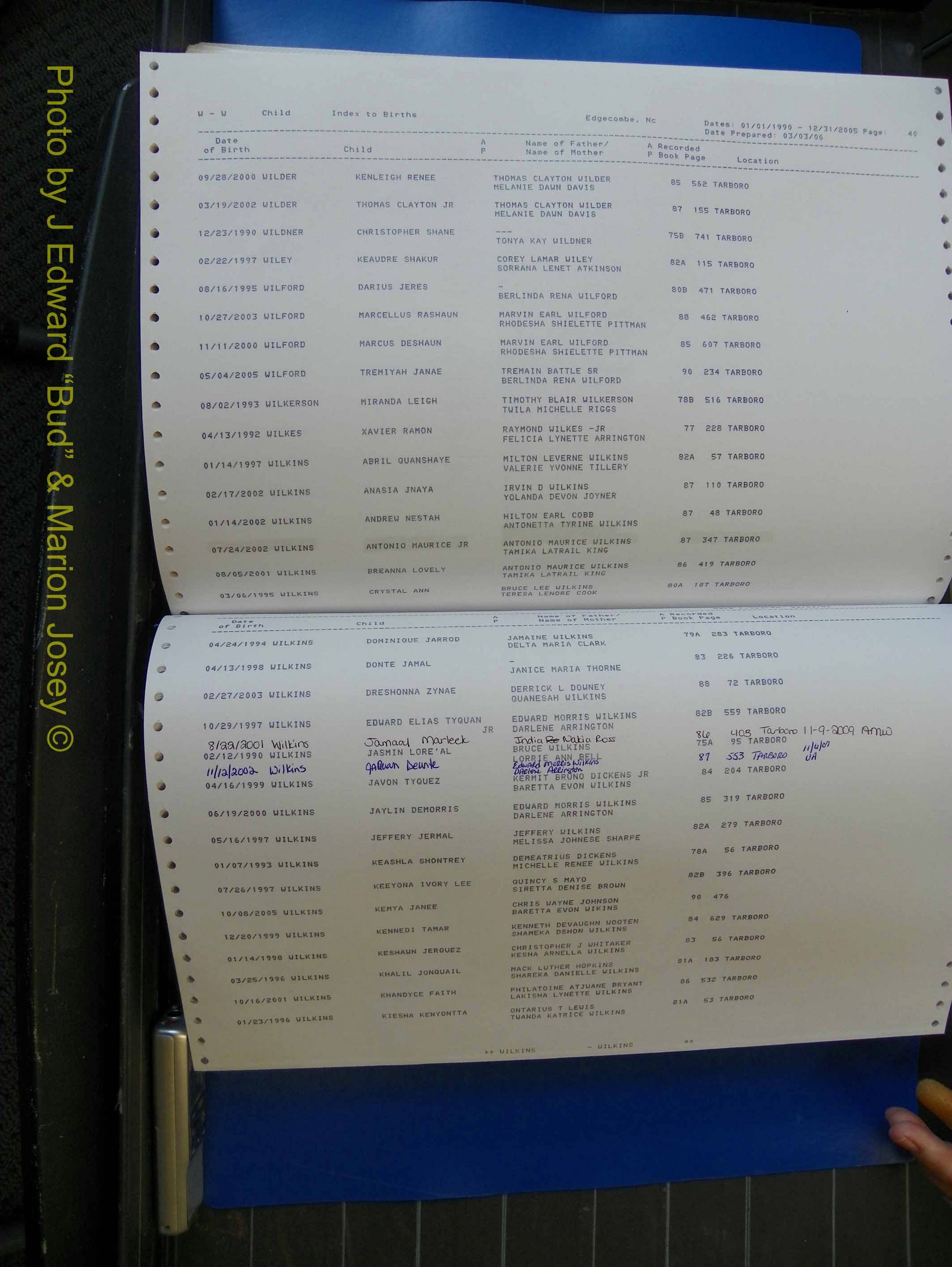 Edgecombe Births, A-Z, 1990-2005 (458).JPG