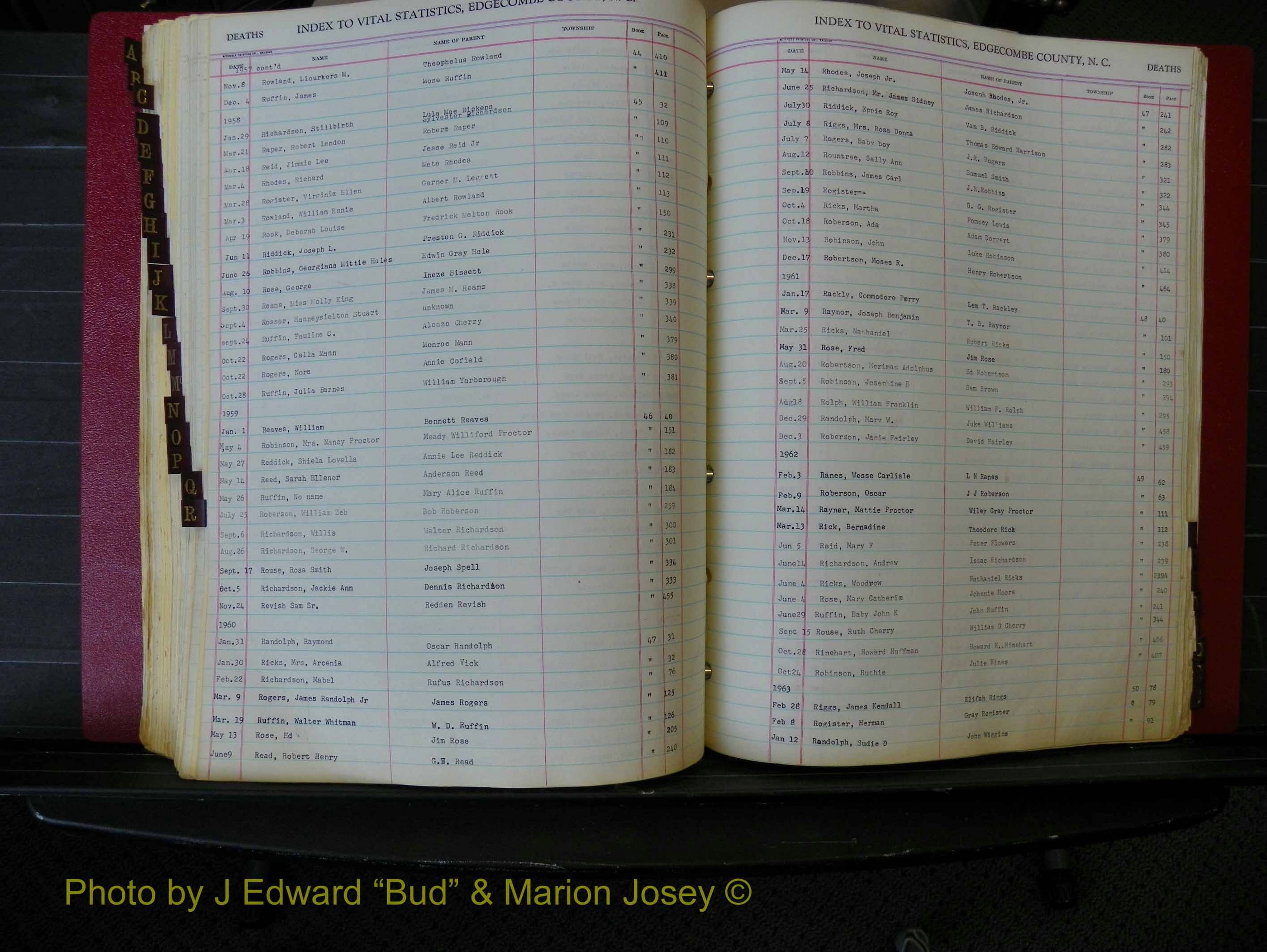 Edgecombe Deaths, A-Z, 1950-1972 (228).JPG