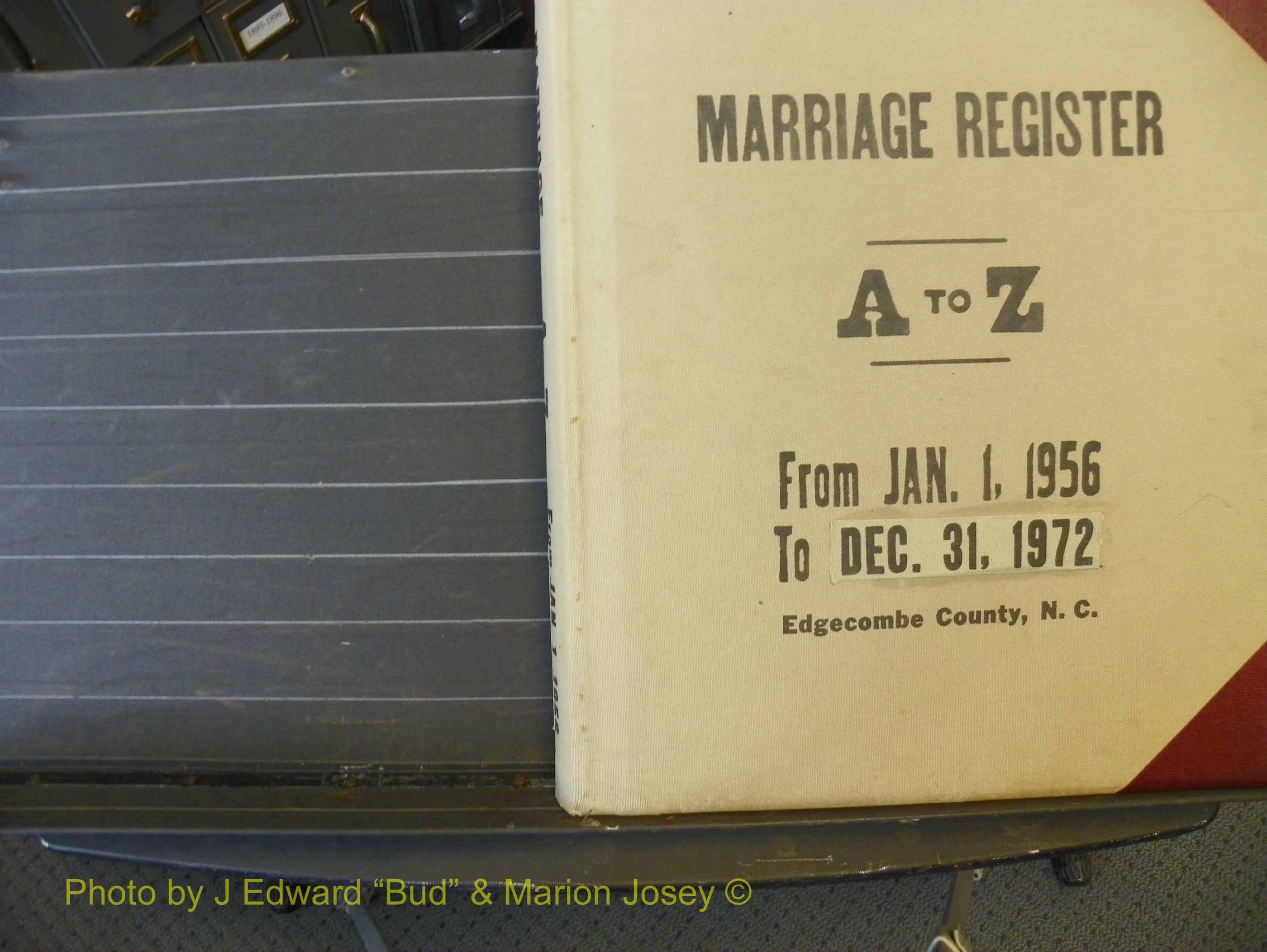 Edgecombe Marriages, A-Z, 1956-1972 (100).JPG