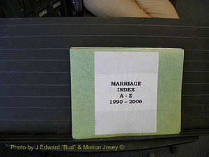 Edgecombe Marriages, A-Z, 1990-2006 (100).JPG