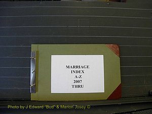 Edgecombe Marriages, A-Z, 2007+ (100).JPG