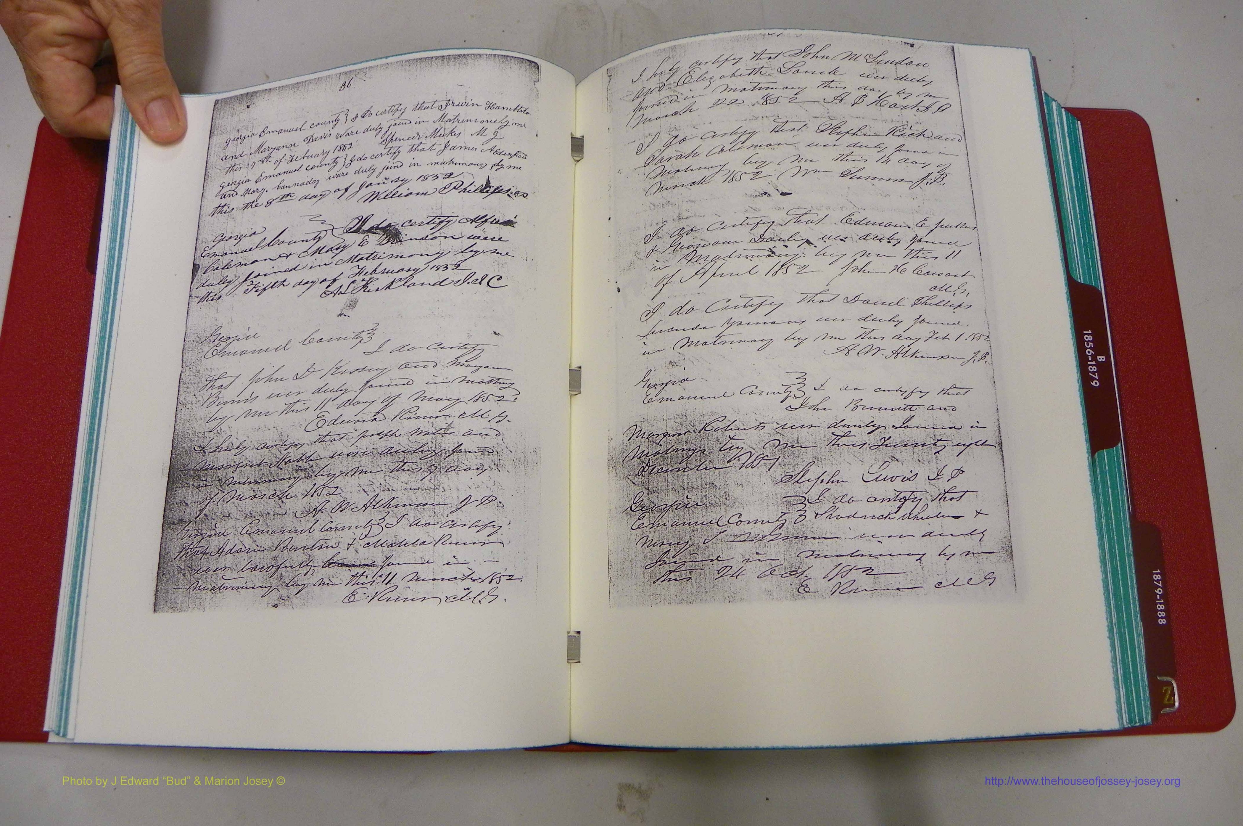 Emanuel Co, GA, Marriages Book A, 1817 - 1888, (034).JPG