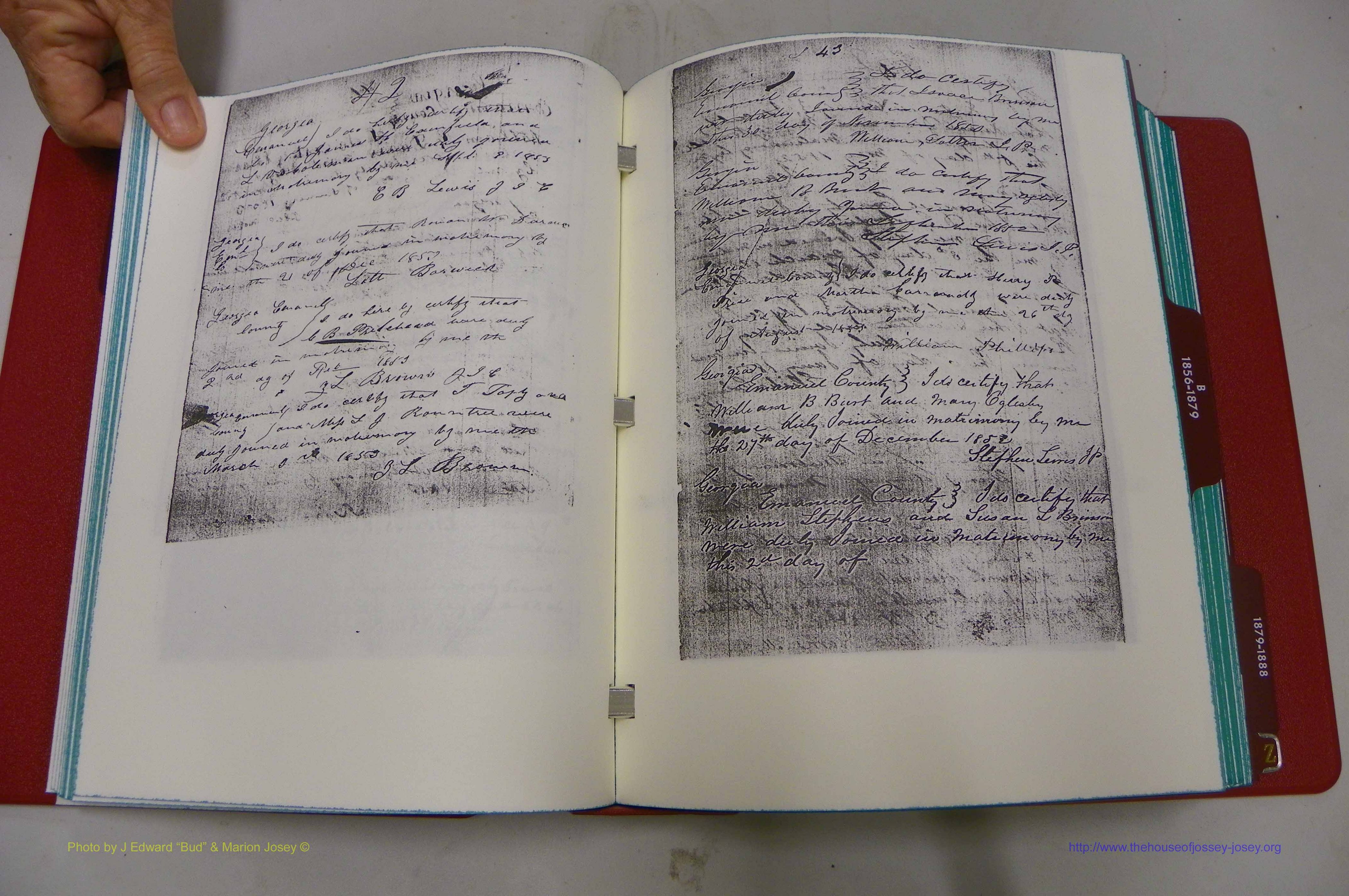 Emanuel Co, GA, Marriages Book A, 1817 - 1888, (037).JPG