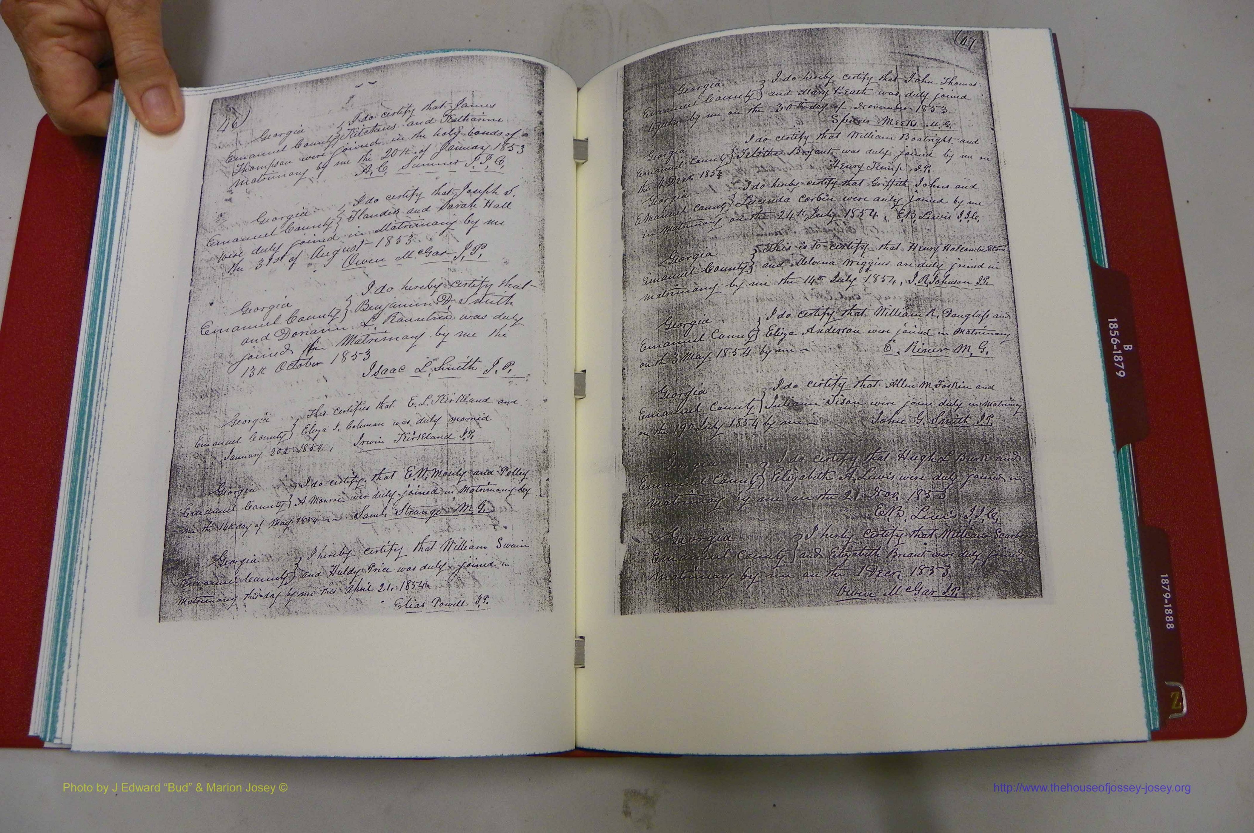 Emanuel Co, GA, Marriages Book A, 1817 - 1888, (039).JPG