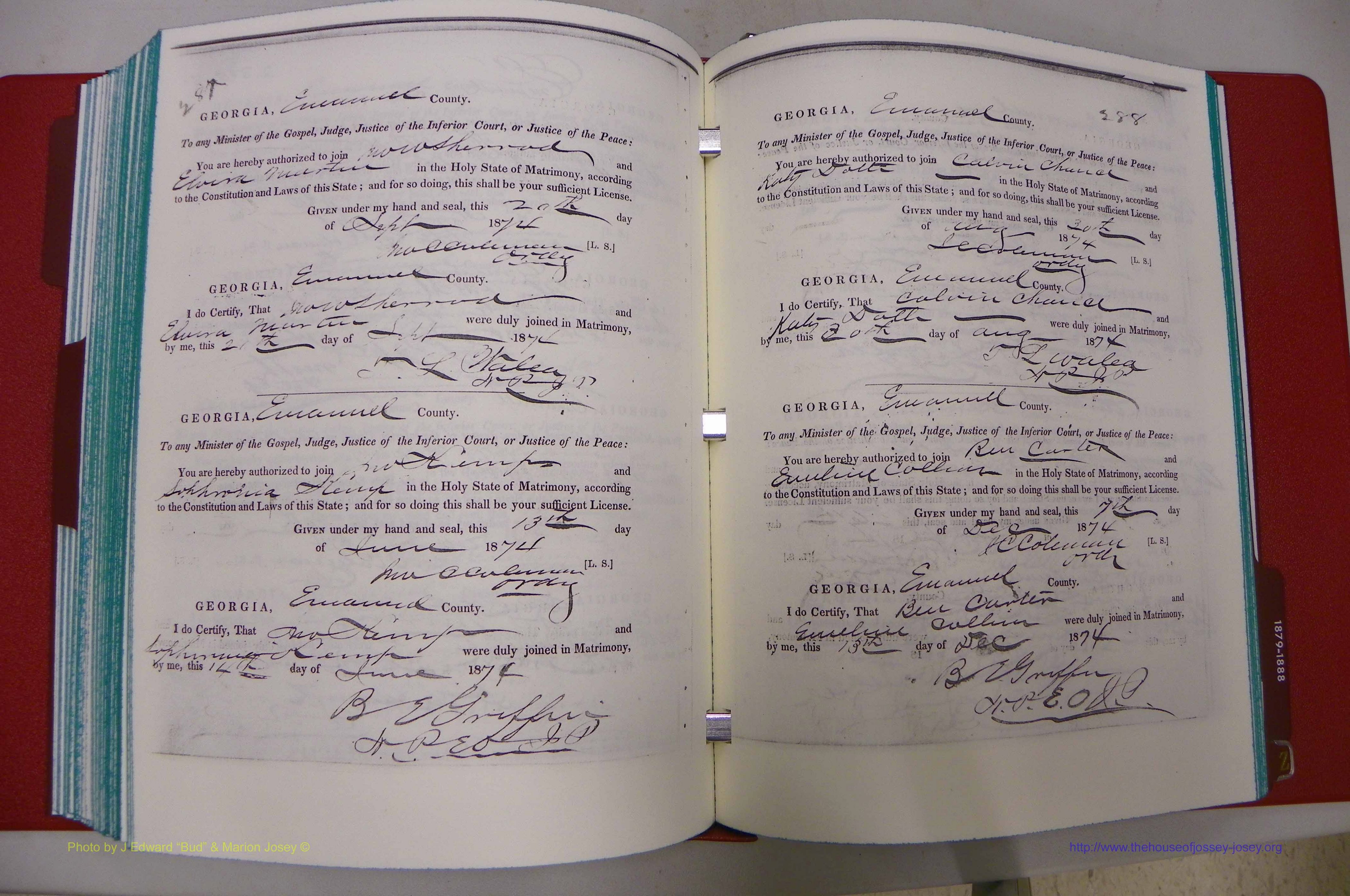 Emanuel Co, GA, Marriages Book A, 1817 - 1888, (212).JPG