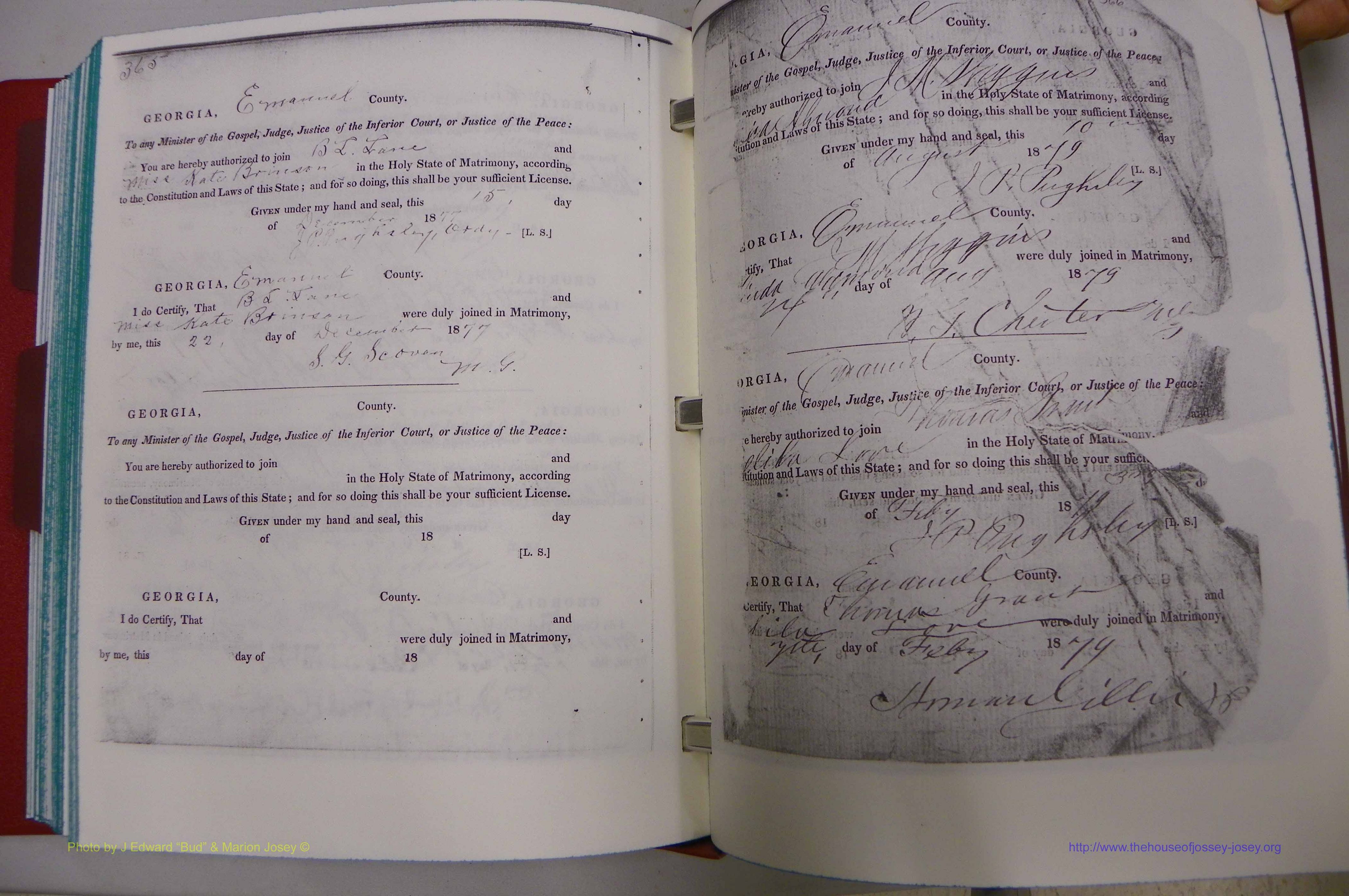 Emanuel Co, GA, Marriages Book A, 1817 - 1888, (250).JPG