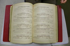 Emanuel Co, GA, Marriages Book C, 1896 - 1903, P 184-185.JPG