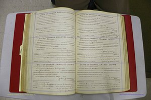 Emanuel Co, GA, Marriages Book E, 1915 - 1928, P 218-219.JPG