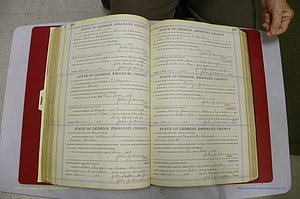 Emanuel Co, GA, Marriages Book E, 1915 - 1928, P 224-225.JPG