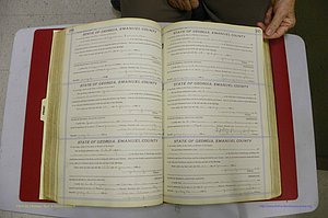 Emanuel Co, GA, Marriages Book E, 1915 - 1928, P 244-245.JPG