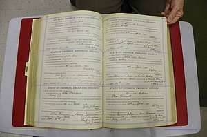 Emanuel Co, GA, Marriages Book E, 1915 - 1928, P 282-283.JPG