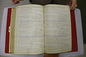 Emanuel Co, GA, Marriages Book E, 1915 - 1928, P 578-579.JPG