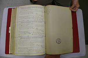 Emanuel Co, GA, Marriages Book E, 1915 - 1928, P 580.JPG