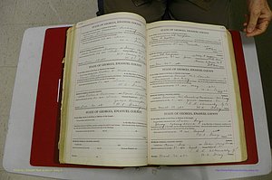 Emanuel Co, GA, Marriages Book G, 1928 - 1940, White, P 144-145.JPG