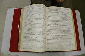 Emanuel Co, GA, Marriages Book G, 1928 - 1940, White, P 150-151.JPG