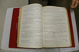 Emanuel Co, GA, Marriages Book G, 1928 - 1940, White, P 158-159.JPG