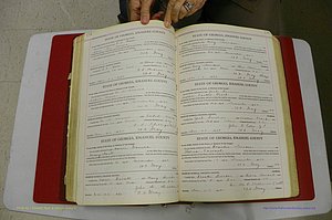 Emanuel Co, GA, Marriages Book G, 1928 - 1940, White, P 174-175.JPG