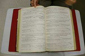 Emanuel Co, GA, Marriages Book G, 1928 - 1940, White, P 176-177.JPG