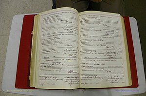 Emanuel Co, GA, Marriages Book G, 1928 - 1940, White, P 182-183.JPG
