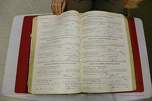 Emanuel Co, GA, Marriages Book G, 1928 - 1940, White, P 194-195.JPG