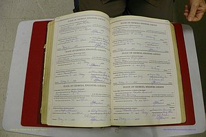 Emanuel Co, GA, Marriages Book G, 1928 - 1940, White, P 198-199.JPG