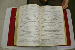 Emanuel Co, GA, Marriages Book G, 1928 - 1940, White, P 246-247.JPG