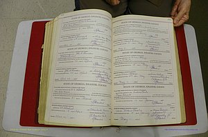 Emanuel Co, GA, Marriages Book G, 1928 - 1940, White, P 258-259.JPG