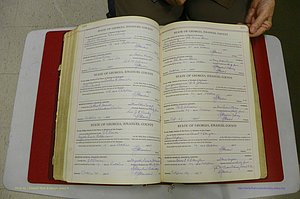 Emanuel Co, GA, Marriages Book G, 1928 - 1940, White, P 280-281.JPG