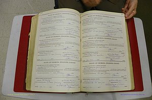 Emanuel Co, GA, Marriages Book G, 1928 - 1940, White, P 306-307.JPG