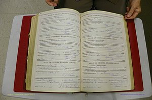 Emanuel Co, GA, Marriages Book G, 1928 - 1940, White, P 310-311.JPG