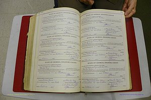 Emanuel Co, GA, Marriages Book G, 1928 - 1940, White, P 340-341.JPG