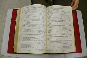 Emanuel Co, GA, Marriages Book G, 1928 - 1940, White, P 342-343.JPG