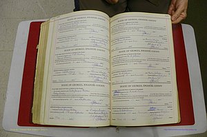 Emanuel Co, GA, Marriages Book G, 1928 - 1940, White, P 344-345.JPG