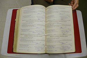Emanuel Co, GA, Marriages Book G, 1928 - 1940, White, P 356-357.JPG