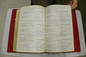 Emanuel Co, GA, Marriages Book G, 1928 - 1940, White, P 364-365.JPG