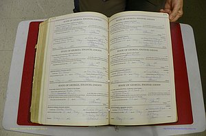 Emanuel Co, GA, Marriages Book G, 1928 - 1940, White, P 374-375.JPG