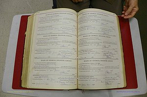 Emanuel Co, GA, Marriages Book G, 1928 - 1940, White, P 382-383.JPG