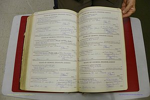 Emanuel Co, GA, Marriages Book G, 1928 - 1940, White, P 434-435.JPG