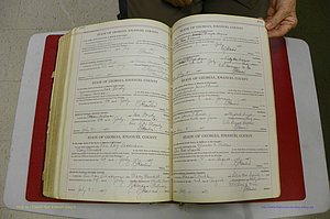 Emanuel Co, GA, Marriages Book G, 1928 - 1940, White, P 448-449.JPG