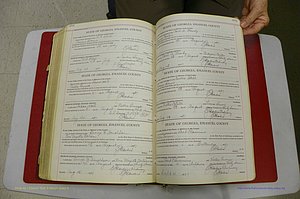 Emanuel Co, GA, Marriages Book G, 1928 - 1940, White, P 454-455.JPG