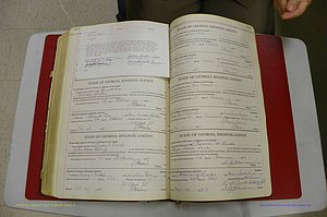 Emanuel Co, GA, Marriages Book G, 1928 - 1940, White, P 464-465.JPG