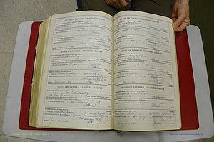 Emanuel Co, GA, Marriages Book G, 1928 - 1940, White, P 496-497.JPG