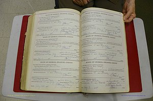 Emanuel Co, GA, Marriages Book G, 1928 - 1940, White, P 500-501.JPG