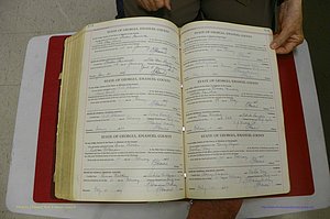 Emanuel Co, GA, Marriages Book G, 1928 - 1940, White, P 524-525.JPG