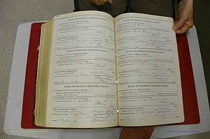 Emanuel Co, GA, Marriages Book G, 1928 - 1940, White, P 526-527.JPG