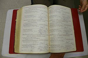 Emanuel Co, GA, Marriages Book G, 1928 - 1940, White, P 540-541.JPG
