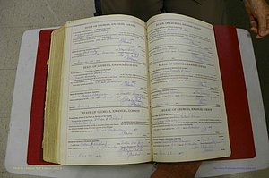 Emanuel Co, GA, Marriages Book G, 1928 - 1940, White, P 572-573.JPG
