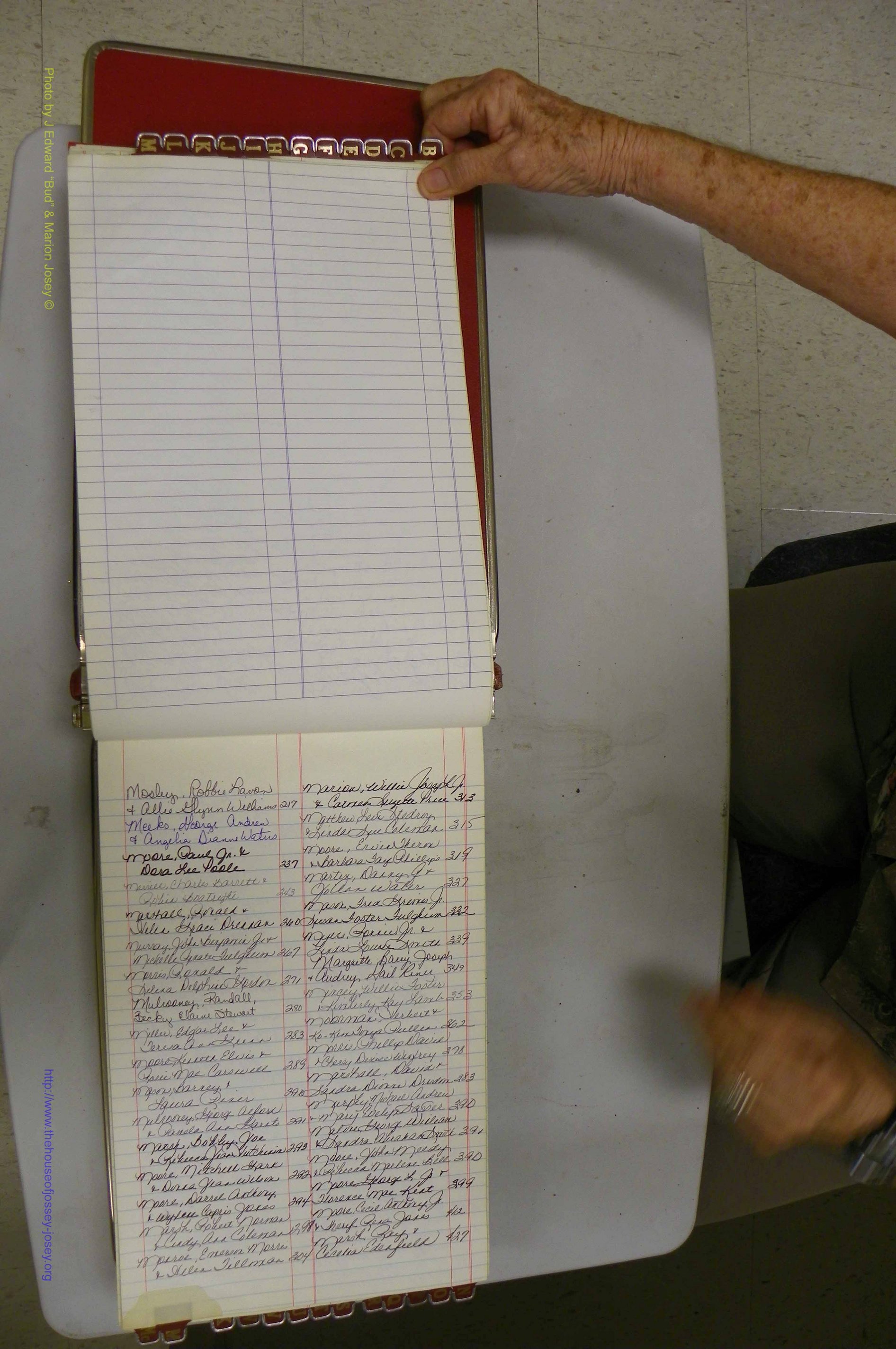 Emanuel Co, GA, Marriages Book P, 1984 - 1990, Index M2.JPG