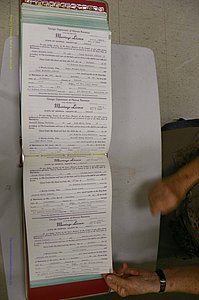 Emanuel Co, GA, Marriages Book P, 1984 - 1990, P 518-519.JPG