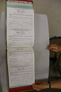 Emanuel Co, GA, Marriages Book P, 1984 - 1990, P 522-523.JPG